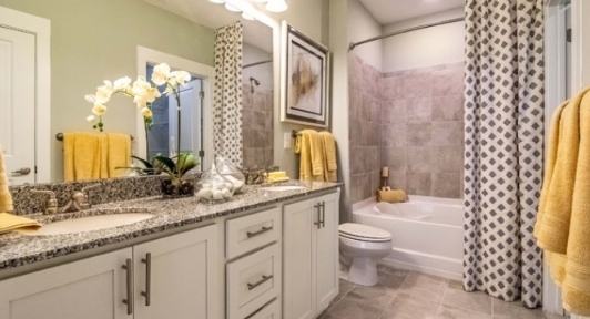 Bathroom Gold Colored Towels